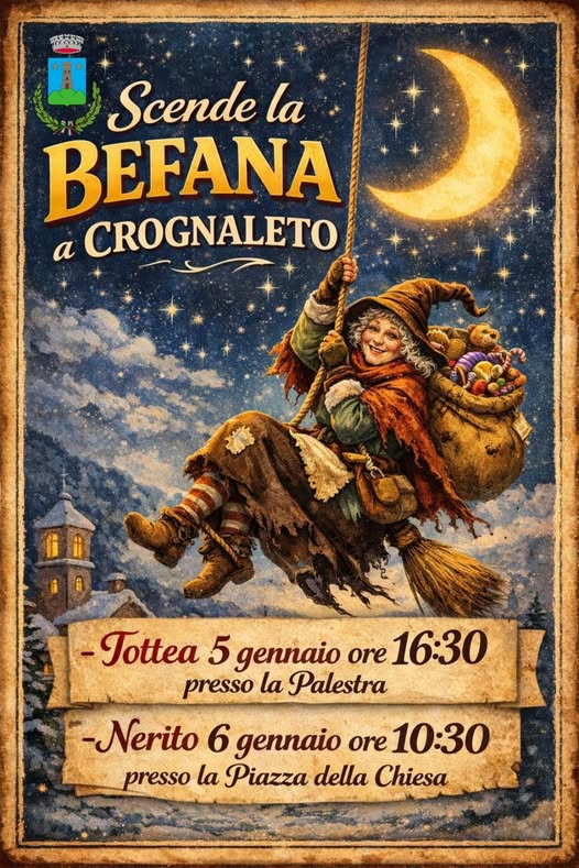 La Befana a Crognaleto 2026