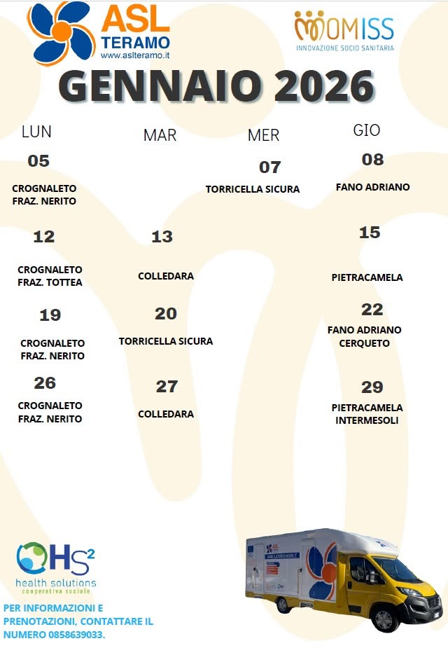 asl teramo gennaio 26